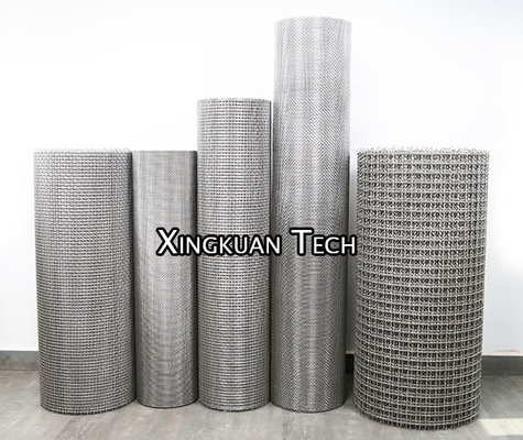 1m 3 kaki / 4 kaki / 5 kaki Lebar Crimped Wire Mesh Stainless Steel 201 304 316 316L