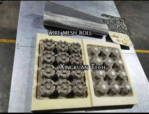 Soft Annealed Stainless Steel Wire Mesh Untuk Serat Pulp Molded 304 316 Atau 316L