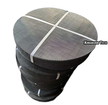 270mm Dia 60meshx0.19mm Wire Mesh Filter Discs Untuk Produksi Bahan PP