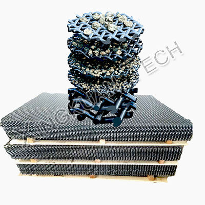 Quarry Mine Screen Mesh Manganese Steel 65Mn 30Mn Bahan dengan umur panjang menggunakan
