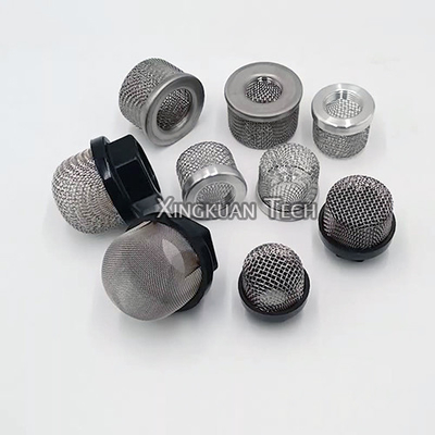 Pengap Cat Sprayer Wire Mesh Filter Layar Pompa Suction Inlet Strainer