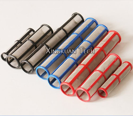 Gun Insert Cylinder Filter Mesh, Tabung Filter Wire Mesh Bahan SS302 SS304 SS304L