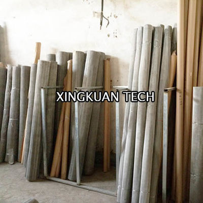 Lebar 1.5m Sampai 6m Woven Wire Mesh Layar 304 316 316L Stainless Steel Super Lebar