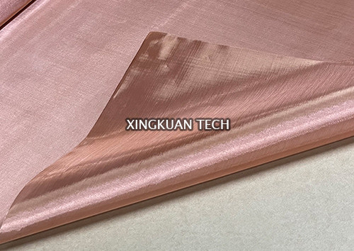 Layar Wire Mesh Tembaga Merah Untuk Perisai RFI, Kandang Faraday Dan Lainnya
