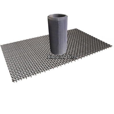 Baja karbon tinggi Woven Wire Mesh Screens, 65Mn Steel Stone Crusher Screen