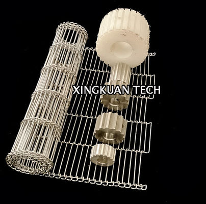Z Shape Ladder Wire Mesh Belt Untuk Serat Untuk Sektor Tekstil Dan Kemasan Menyusut
