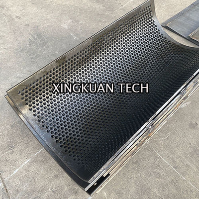 Layar Logam Wire Mesh Berlubang Tugas Berat Untuk Hammer Mill OEM ODM
