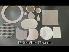 Stainless Steel Extruder Screen Mesh Filter Partikel Asing Dari Plastik Leleh